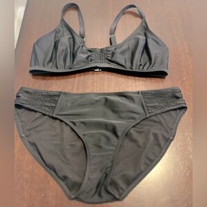 Swim: Athleta Bikini with Triangle Top and Full Bottom